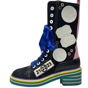 Women Shoes Lace Up Boots